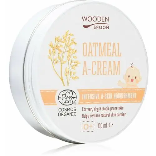 Woodenspoon oatmeal a-cream odżywczy krem łagodzący do skóry suchej i atopowej 100 ml