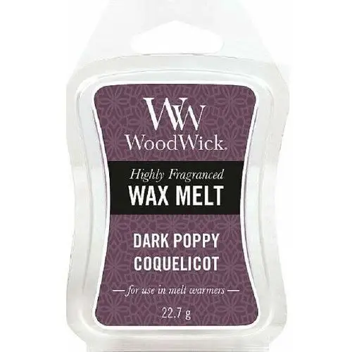 Woodwick dark poppy wosk zapachowy 22,7 g