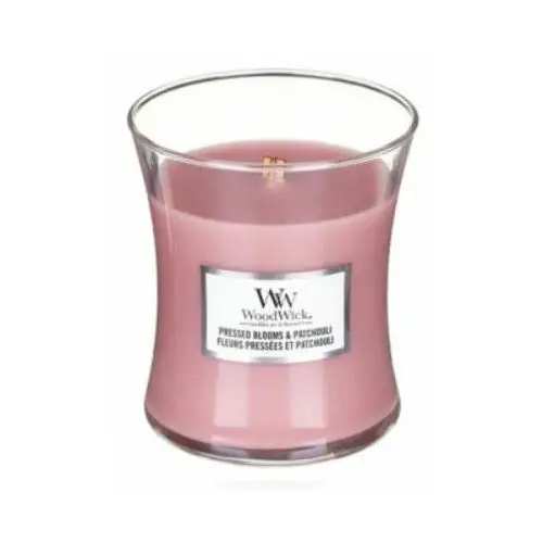 Woodwick pressed blooms & patchouli candle scented candle 275 g