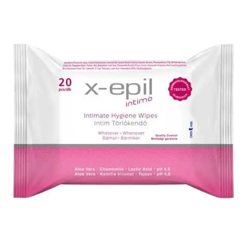 X-epil intimo - chusteczki intymne (20szt)