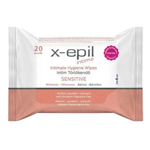 X-Epil Intimo Sensitive - chusteczki intymne (20szt)