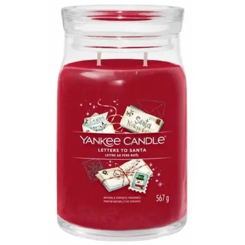 Yankee candle signature letters to santa scented candle with 2 wicks 567 g