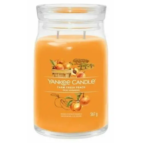 Yankee candle świece zapachowe farm fresh peach kerze 567.0 g