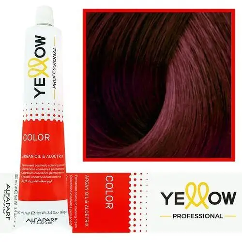 Yellow Color Farba do włosów 6.66S Ciemny blond super intensywnie czerwony 100ml, kolor czerwień