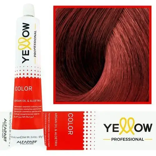 Color farba do włosów 7.66 średni blond intensywnie czerwony 100ml Yellow