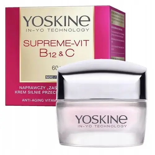 Yoskine Supreme-B12&C Krem do twarzy na noc 60+