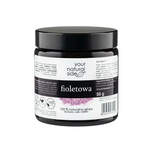 Glinka fioletowa 50 g Your natural side