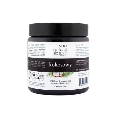 Your natural side - olej kokosowy nierafinowany organic, 100ml