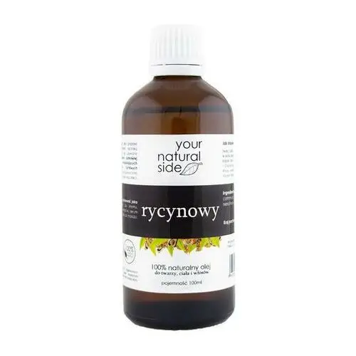 YOUR NATURAL SIDE - Olej Rycynowy Organic Nierafinowany, 100ml