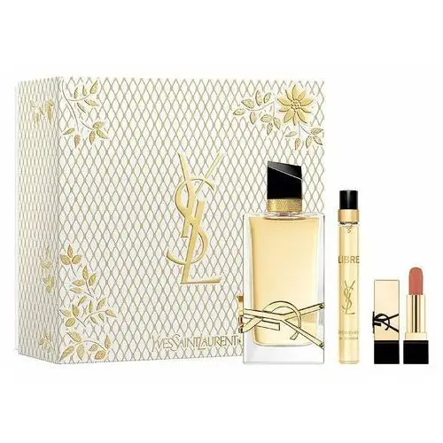 Yves Saint Laurent, Libre Pour Femme zestaw woda perfumowana spray 90ml + woda perfumowana spray 10ml + pomadka do ust 1.3g