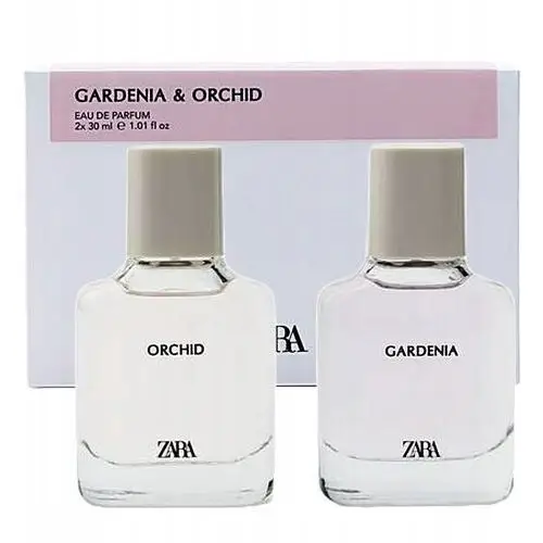 Zara Gardenia 30 ML Orchid 30 ML Zestaw Perfumy Damskie 2 x 30 ml