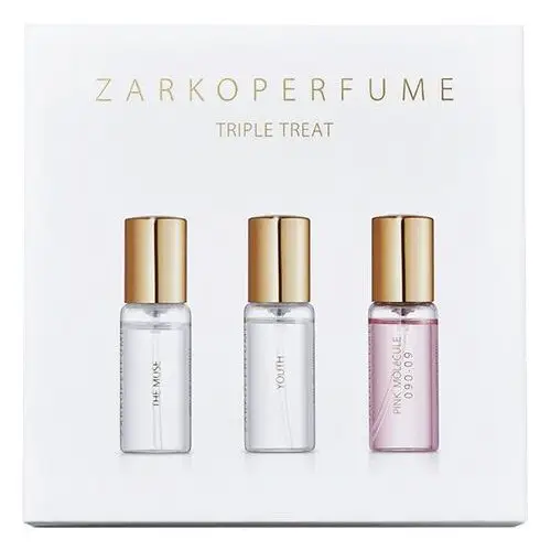 Zarkoperfume gift set triple treat edp - pink, youth och the muse ( 3 x 12 ml)