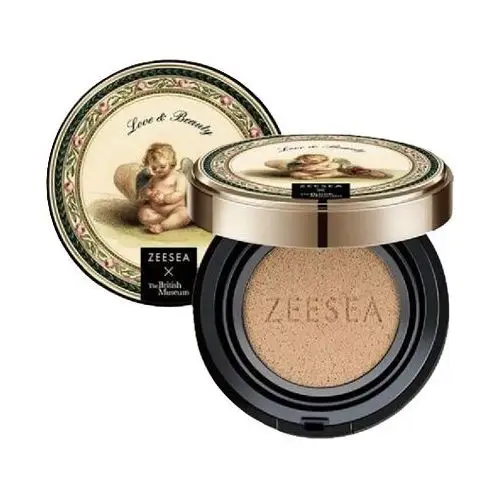 Zeesea X The British Museum Angel Cupid Series Cushion Foundation #M01 Ivory For Oily Skin