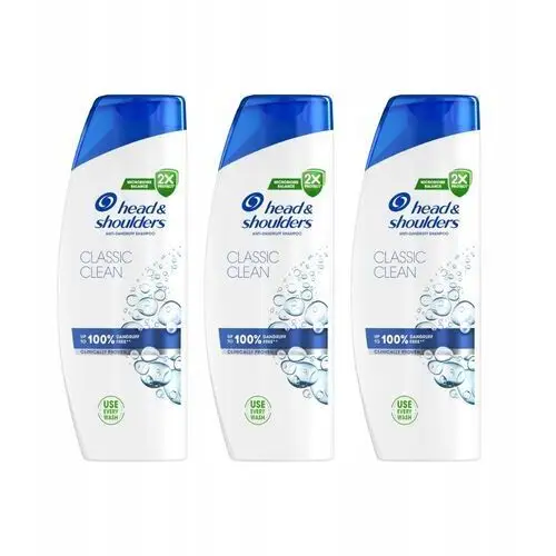 Zestaw 3x Head&Shoulders Classic Clean Szampon przeciwłupieżowy 400ml