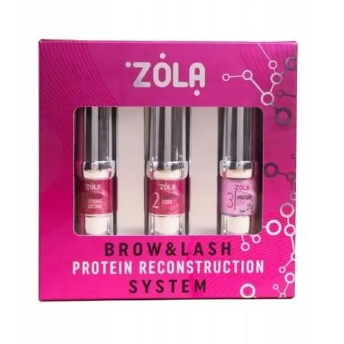 Zestaw do laminacji brwi Zola Brow&Lash Protein Reconstruction System, nr 1