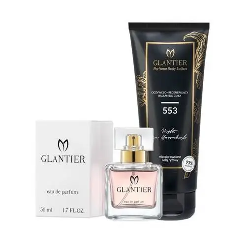 Zestaw Glantier Perfumy 553 Balsam 553