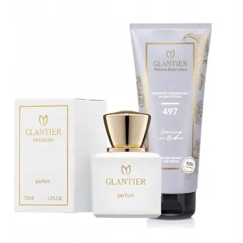 Zestaw Glantier Perfumy Premium 50ml 497 Balsam 200ml 497