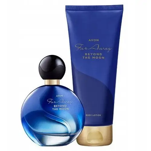 Zestaw kosmetyków Far Away Beyond the Moon Avon Perfumy 50 ml Balsam 125 ml