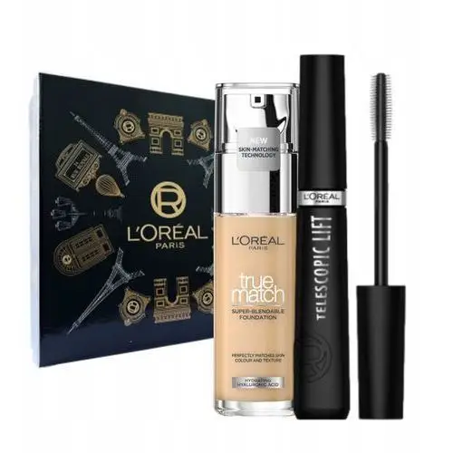 Zestaw Loreal Podkład Do Twarzy True Match 2N Tusz Do Rzęs