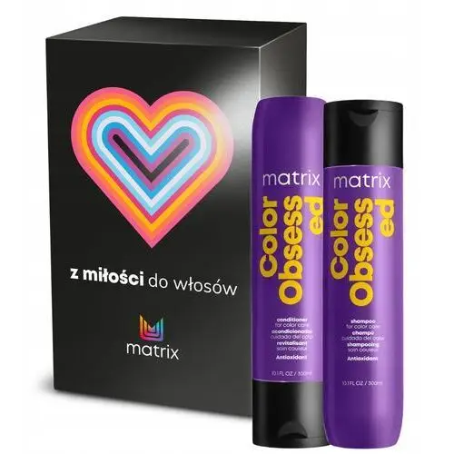 Zestaw Matrix Color Obsessed szampon i odżywka do włosów farbowanych 300ml