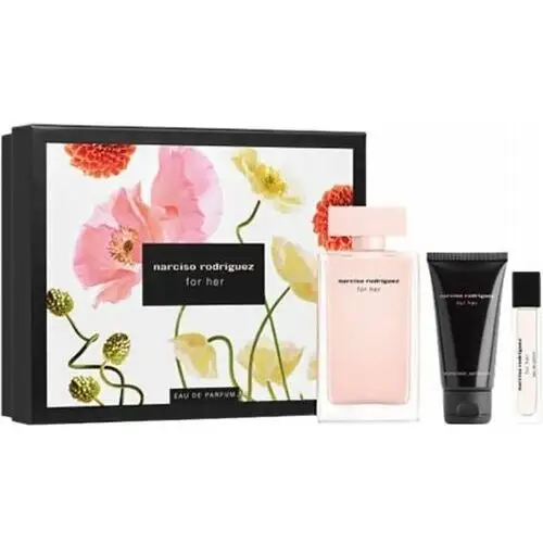 Zestaw Narciso Rodriguez for Her Edp 100ml + Edp 10ml + Body Lotion 50ml