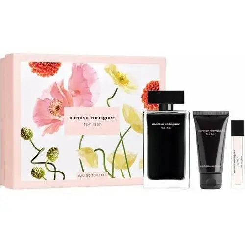 Zestaw Narciso Rodriguez For Her Edt 100ml + Mini 10ml + Body Lotion 50ml