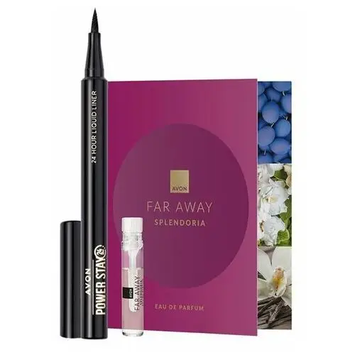 Zestaw Powerstay: eyeliner Blackest Black i próbka FA Splendoria, 188299