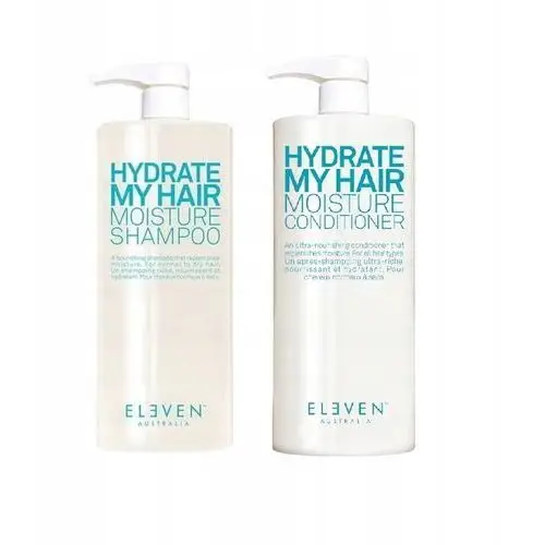 Zestaw Szampon Odżywka Do Włosów Eleven Australia Hydrate MyHair 2x960 ml