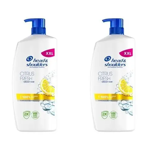 Zestaw szampon przeciwłupieżowy Head & Shoulders Citrus Fresh 800ml x2