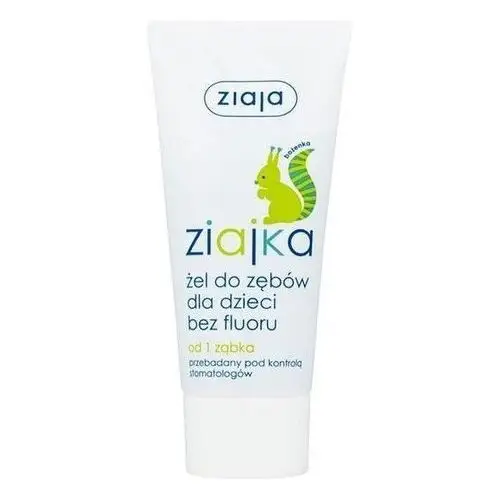 Ziaja ziajka żel do zębów dla dzieci bez fluoru 50ml