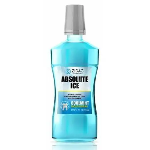 Zidac absolute ice coolmint mouthwash 500 ml